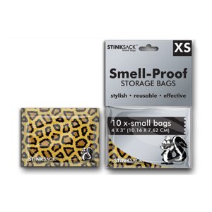 Bolsas Stink Sack XS leopardo 10uds (10,16 x 7,62cm)